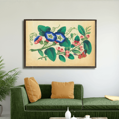 Floral suite with butterfly - IV
