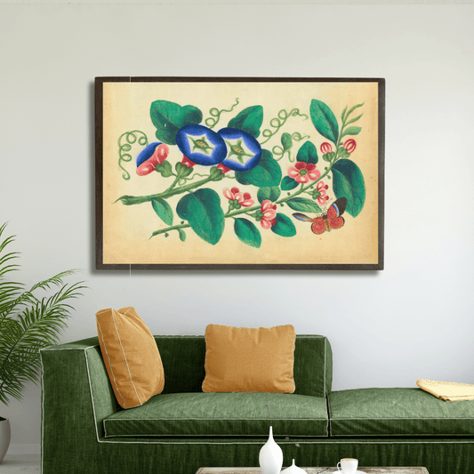 Floral suite with butterfly - IV