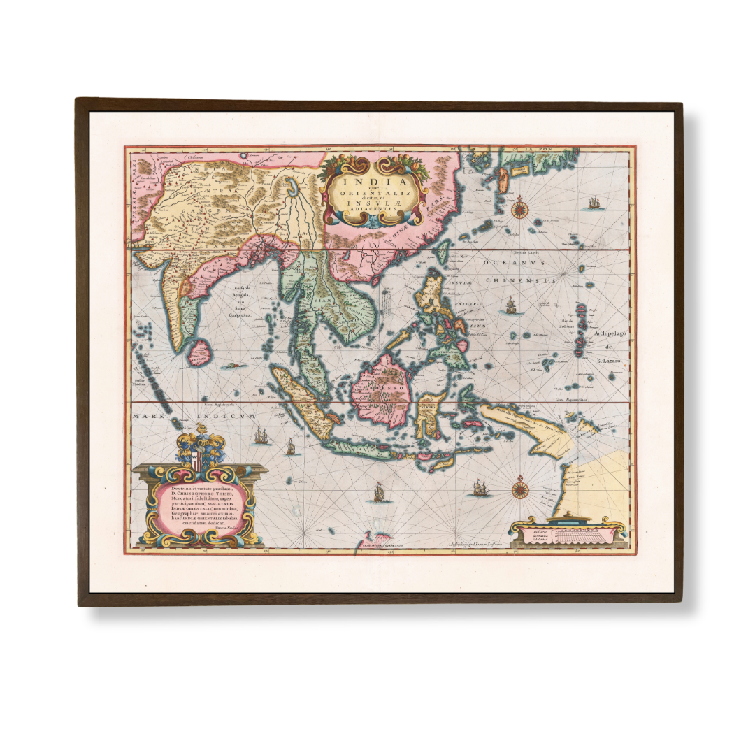 India Orientalis, Et Insulae Adiacentes,1645