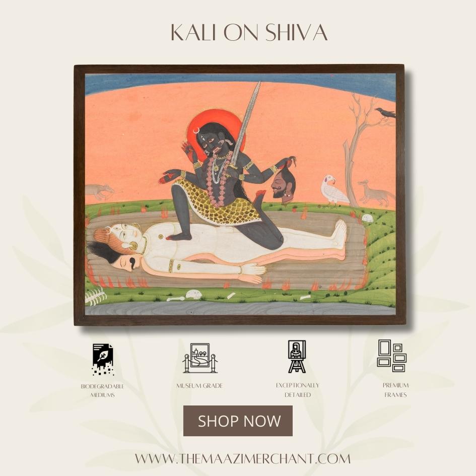 Kali on Shiva