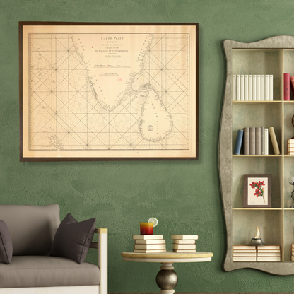 Maritime Map of Southern India, 1775