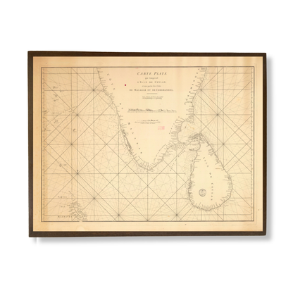 Maritime Map of Southern India, 1775