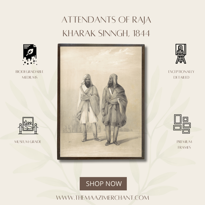 Attendants of Raja Kharak Singh, 1844