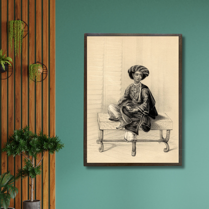 Student of Hindu College, Calcutta, 1844
