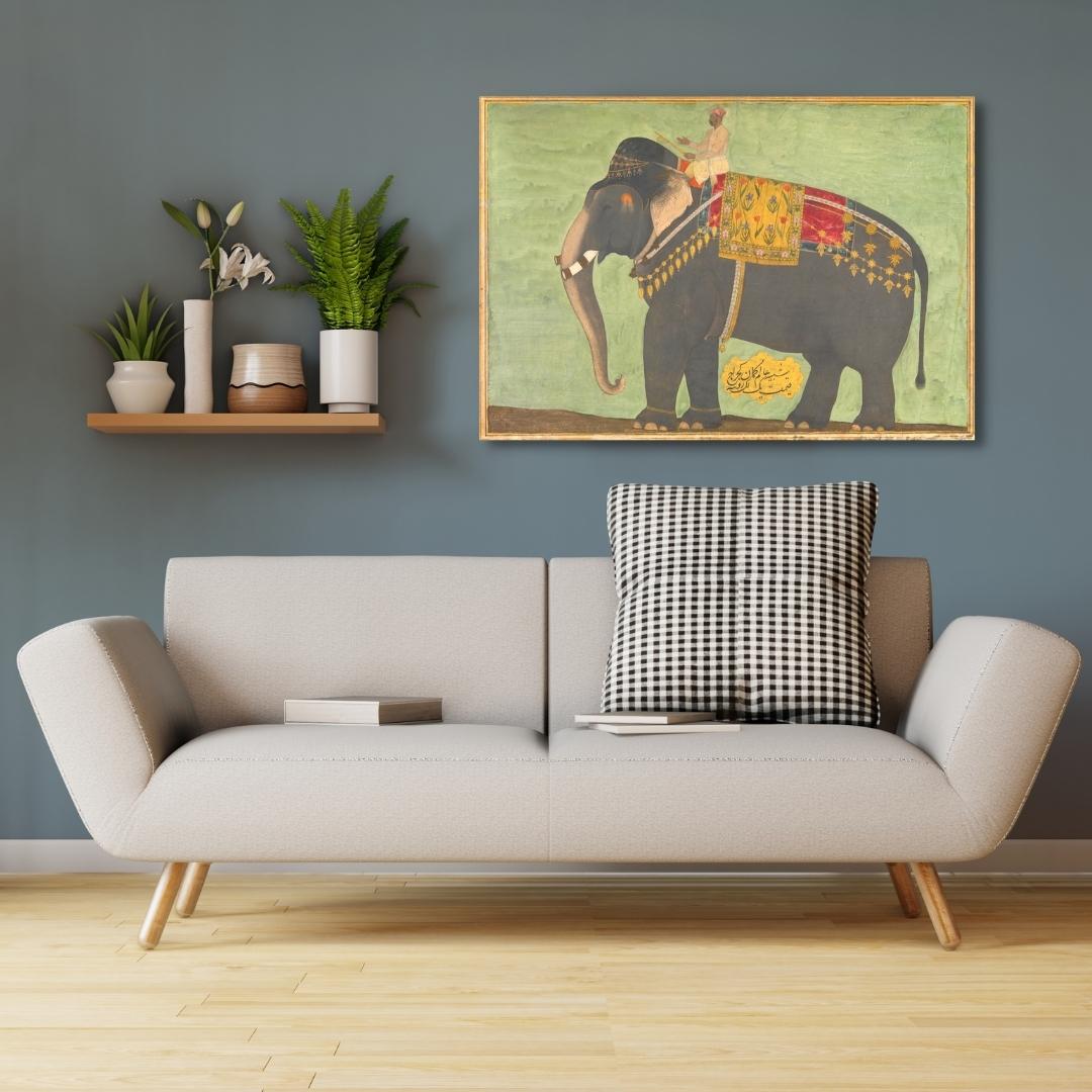 Portrait of the Elephant 'Alam Gumman'