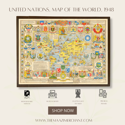 United Nations Map of the World, 1948