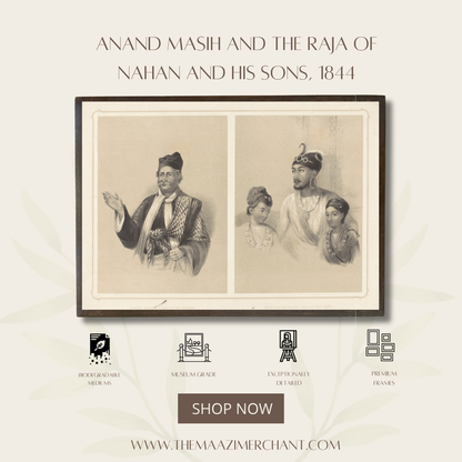Anand Masih and the Raja of Nahan & his sons, 1844