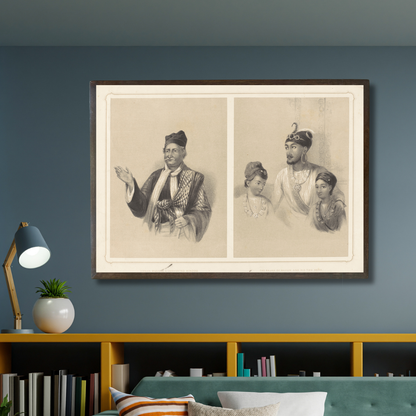 Anand Masih and the Raja of Nahan & his sons, 1844