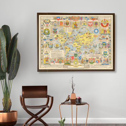 United Nations Map of the World, 1948