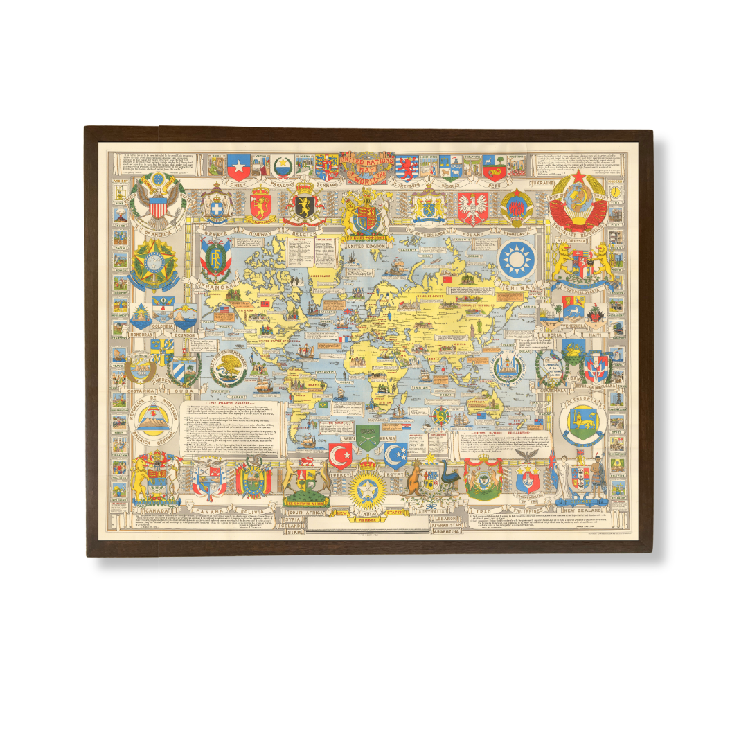 United Nations Map of the World, 1948