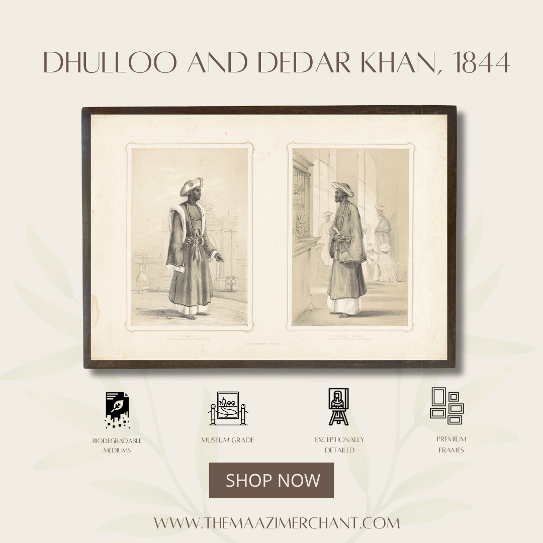 Dhulloo and Dedar Khan, 1844