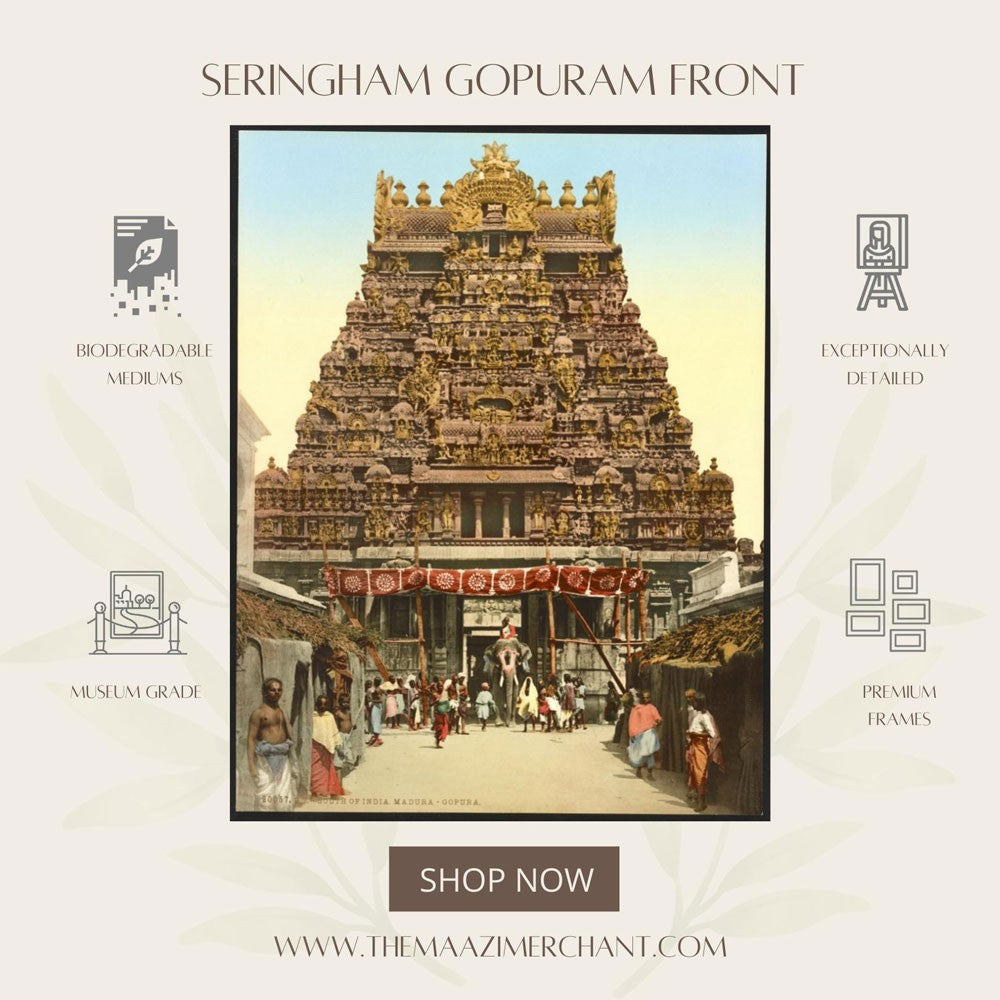 Seringham Gopuram Front