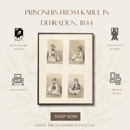 Prisoners from Kabul in Dehradun, 1844