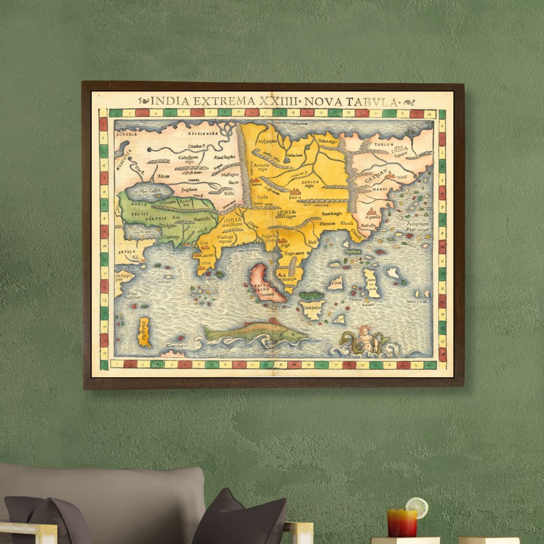 India Extrema XXIII Nova Tabula, 1540