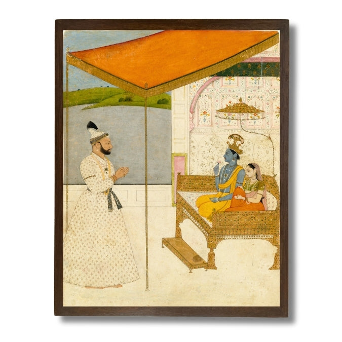 Raja Balwant Singh's vision of Radha and Krishna