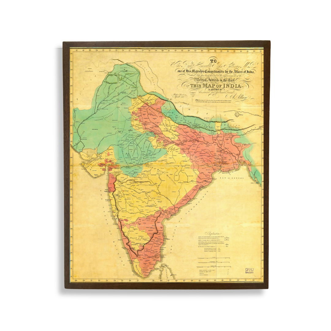 Company Map of the Princely States, 1805