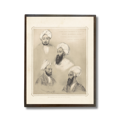 Amir of Kabul and his family, 1844