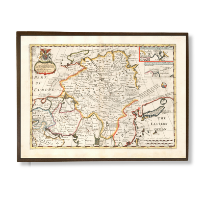 Great Tartary, China and India, 1700