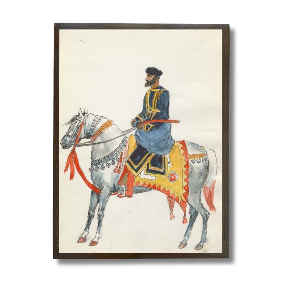 Mounted Cavalryman, Nizam's Army