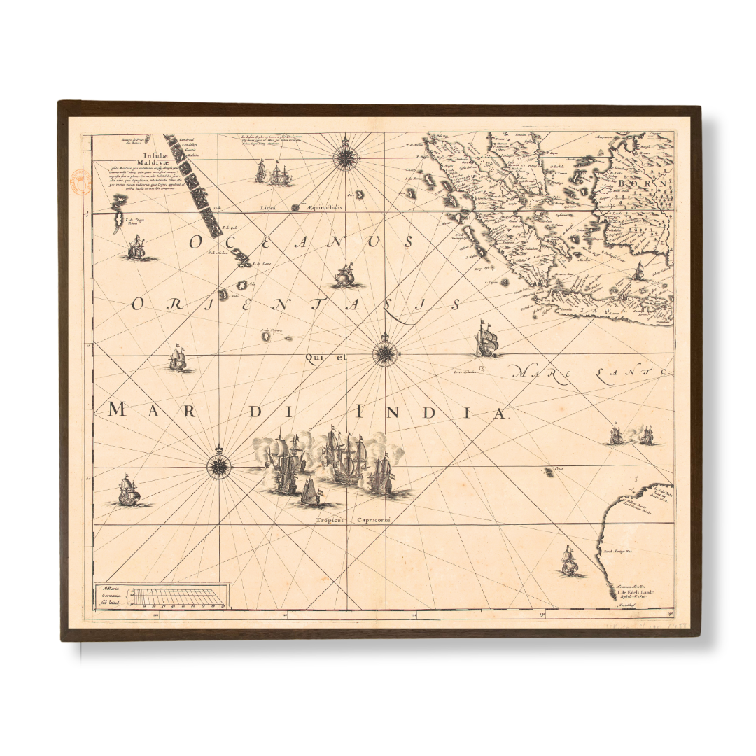 Maritime Map of the Indian ocean, 1775