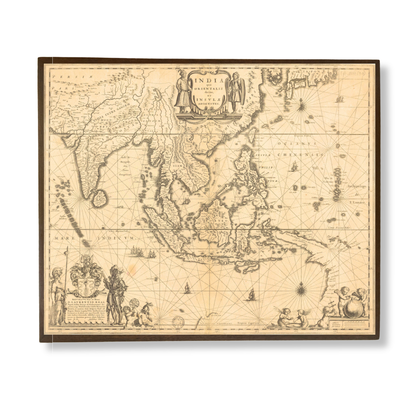 India and adjoining areas, 1640