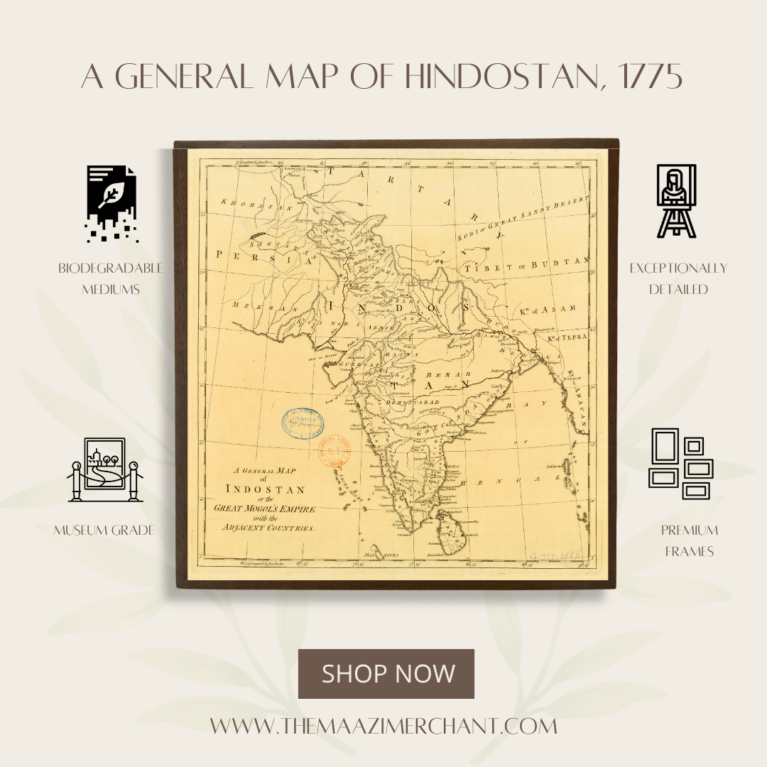 A General map of Hindostan, 1775