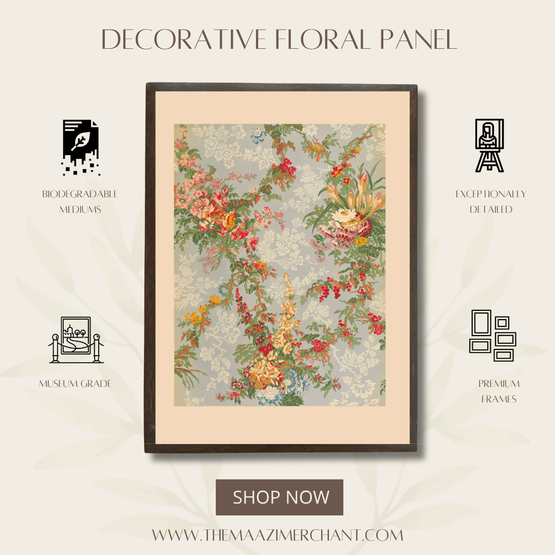 Decorative Floral Panel