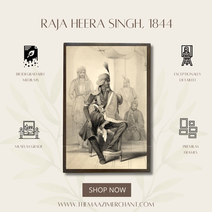 Raja Heera Singh, 1844