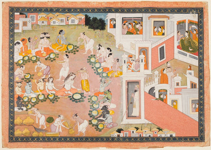 Gods, Rishis and Demons feast at Ram's birth