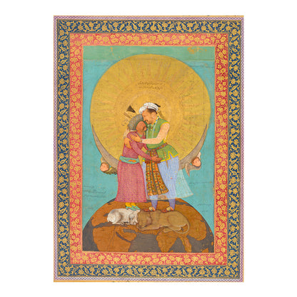 Jehangir embraces Shah Abbas