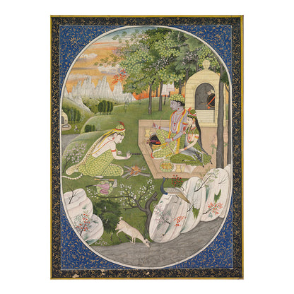 Rama, Sita and Lakshmana in the Forest