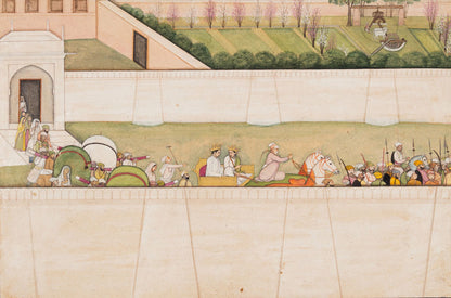 Rama’s Brothers Bharata and Shatrughna set out from Ayodhya to find Rama and Lakshmana in the forest to inform them of the death of their father Dasharatha