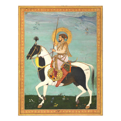 Shah Jahan on Horse back