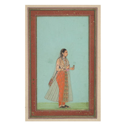 A Noble woman pouring wine