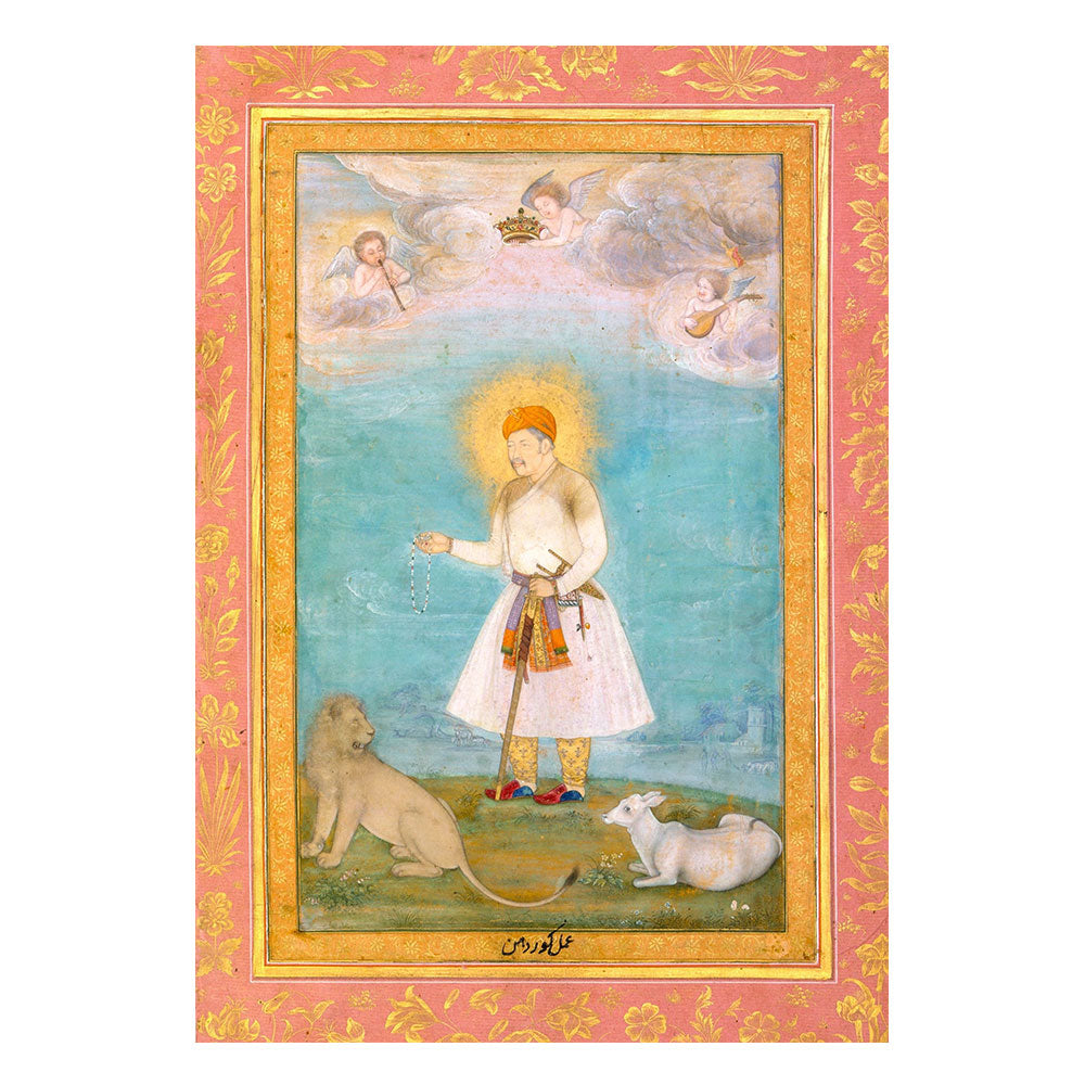 Akbar, the lion and the calf