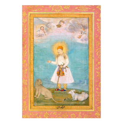 Akbar, the lion and the calf